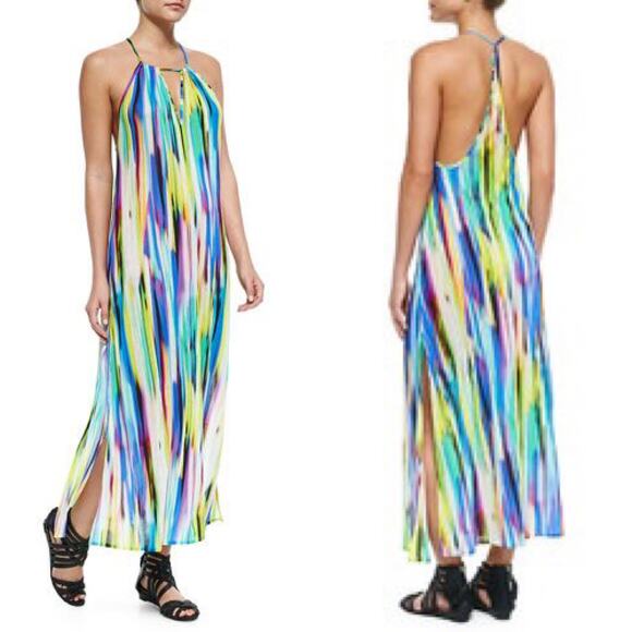 Milly Brushstroke Print Racerback Maxi - Picture 1 of 7